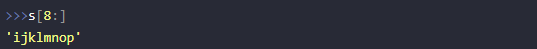 Python中字符串切片詳解