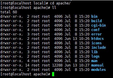 Linux下Apache HTTP Server 2.4.26安裝教程