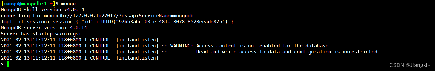 MongoDB數據庫安裝部署及警告優化