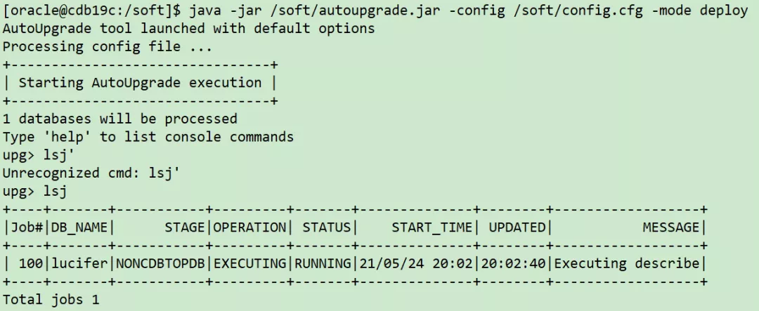 AutoUpgrade 快速升級 Oracle 數(shù)據(jù)庫