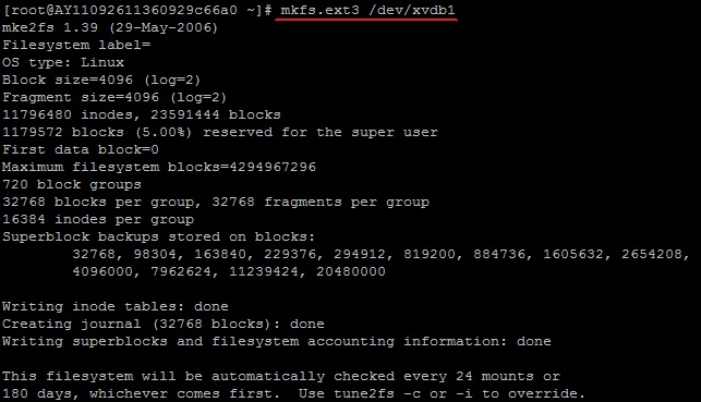 linux系統(tǒng)掛載數(shù)據(jù)盤的方法(視頻圖文教程)