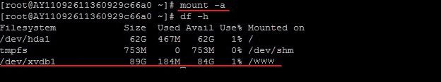 linux系統(tǒng)掛載數(shù)據(jù)盤的方法(視頻圖文教程)