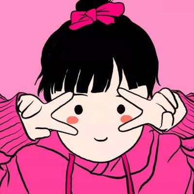 2022很俏皮簡單可愛的女生卡通頭像 時光清淺安靜和熱鬧我都喜歡