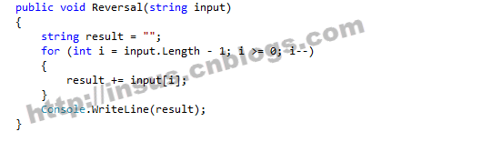 C#實現(xiàn)將一個字符串進(jìn)行翻轉(zhuǎn)顯示的6種方法