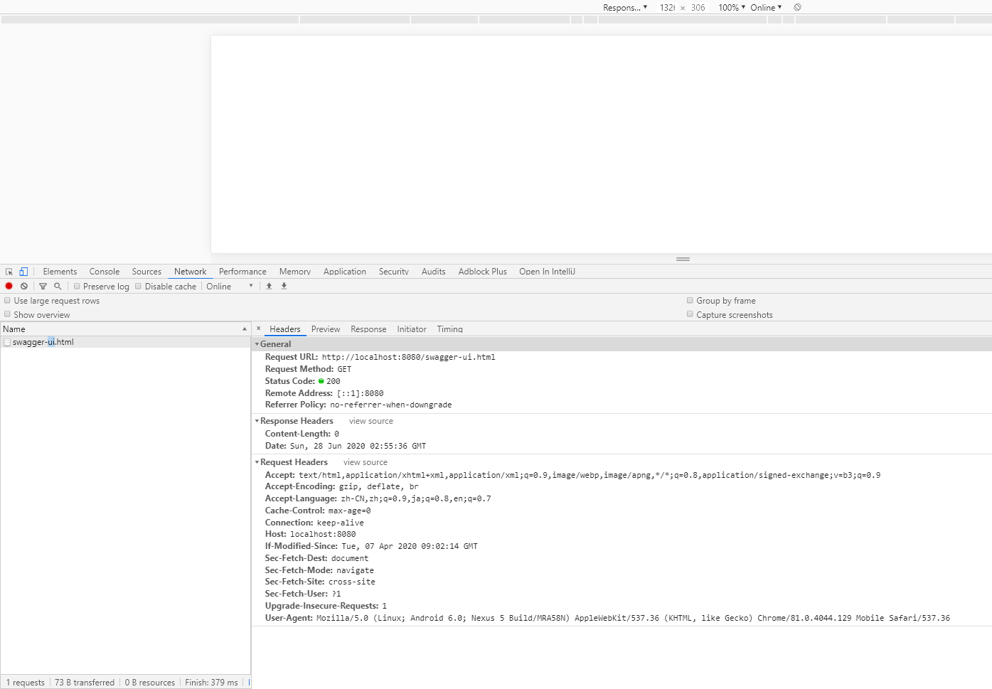 Springboot下swagger-ui.html訪問不到的解決方案