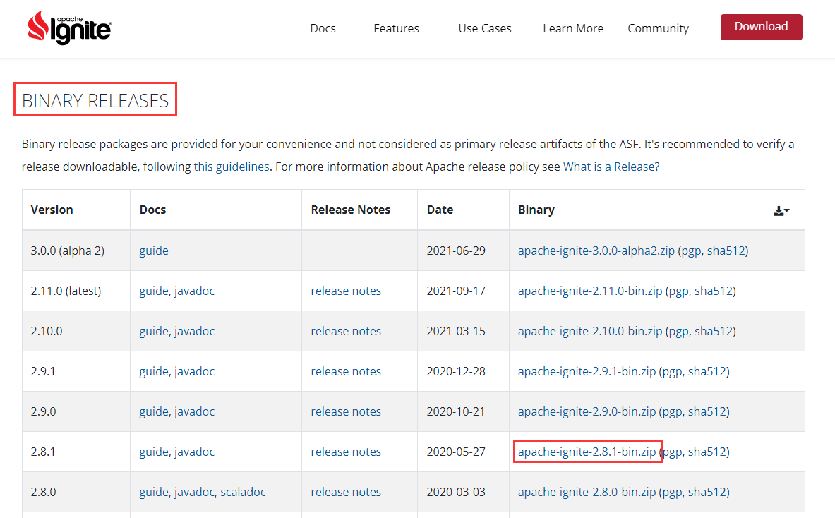 SpringBoot整合Apache Ignite的實現