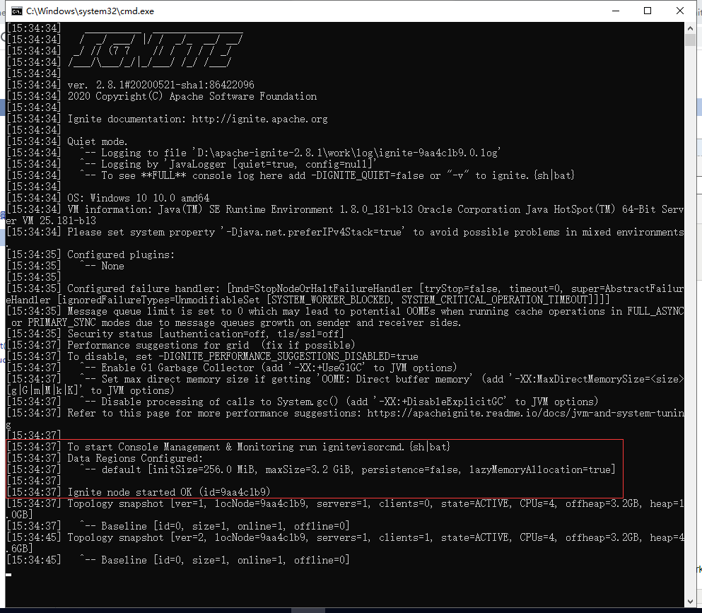SpringBoot整合Apache Ignite的實現