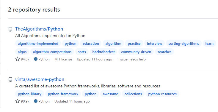 python高級搜索實現高效搜索GitHub資源