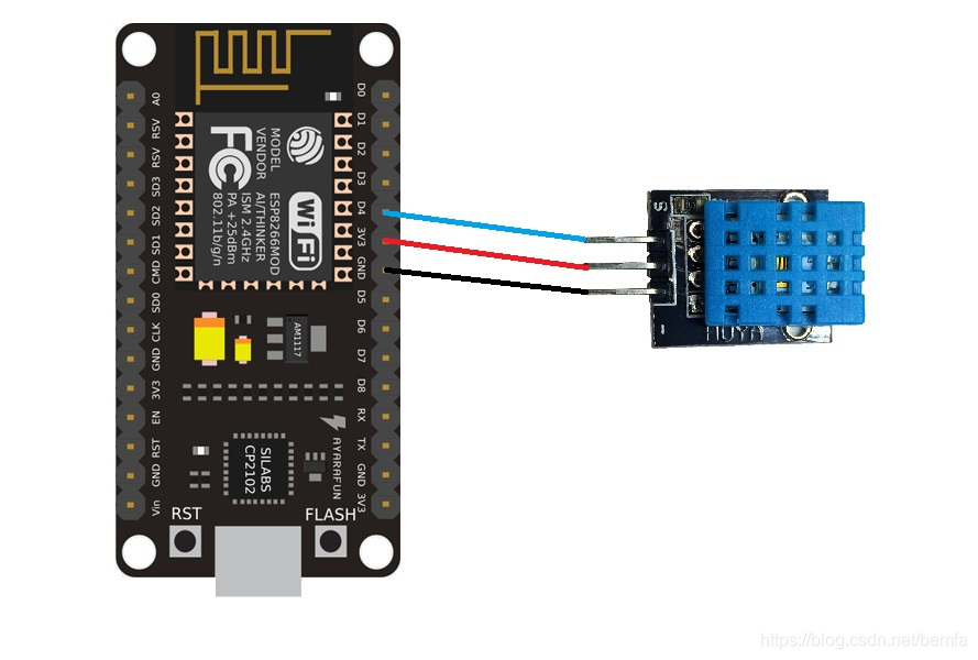 微信小程序+mqtt,esp8266溫濕度讀取的實(shí)現(xiàn)方法