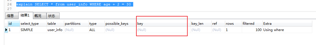 Mysql數據庫表中為什么有索引卻沒有提高查詢速度