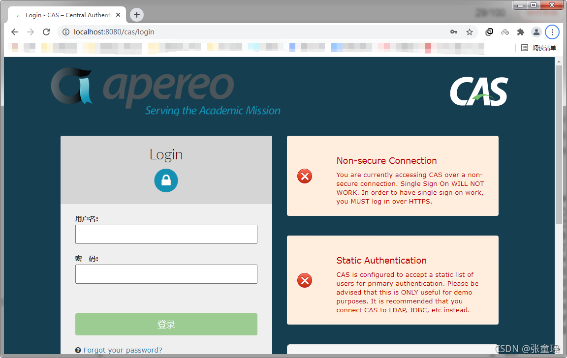 springboot 集成cas5.3 實現sso單點登錄詳細流程