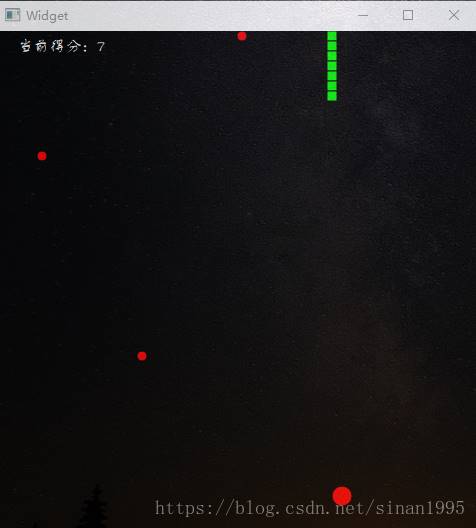 QT實現貪吃蛇游戲代碼詳解