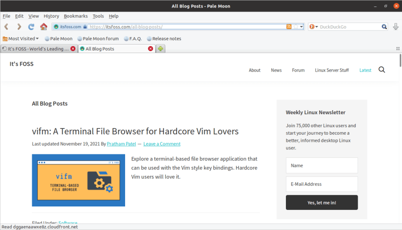 十個適用于 Linux 的開源輕量級網頁瀏覽器