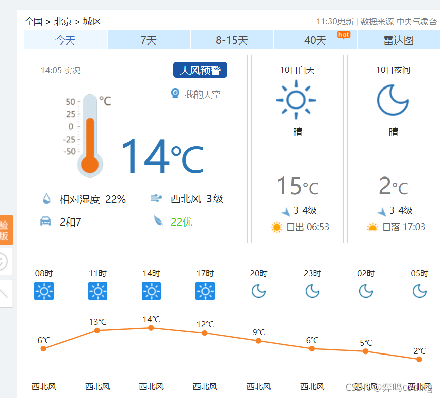使用python實現定時報天氣的示例代碼