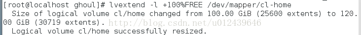 Centos7 利用LVM實現(xiàn)動態(tài)擴容的方法