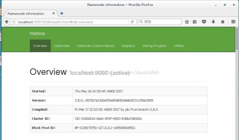 Linux中Centos7搭建Hadoop服務(wù)步驟