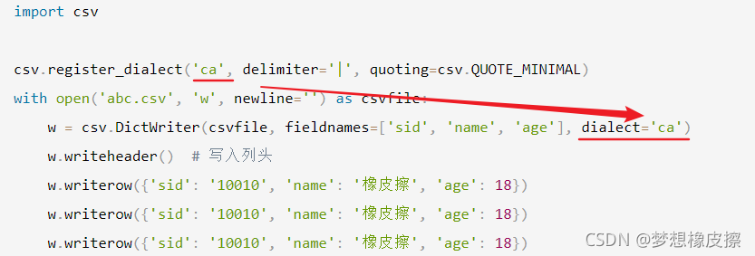 零基礎(chǔ)也能看懂的python內(nèi)置csv模塊教程