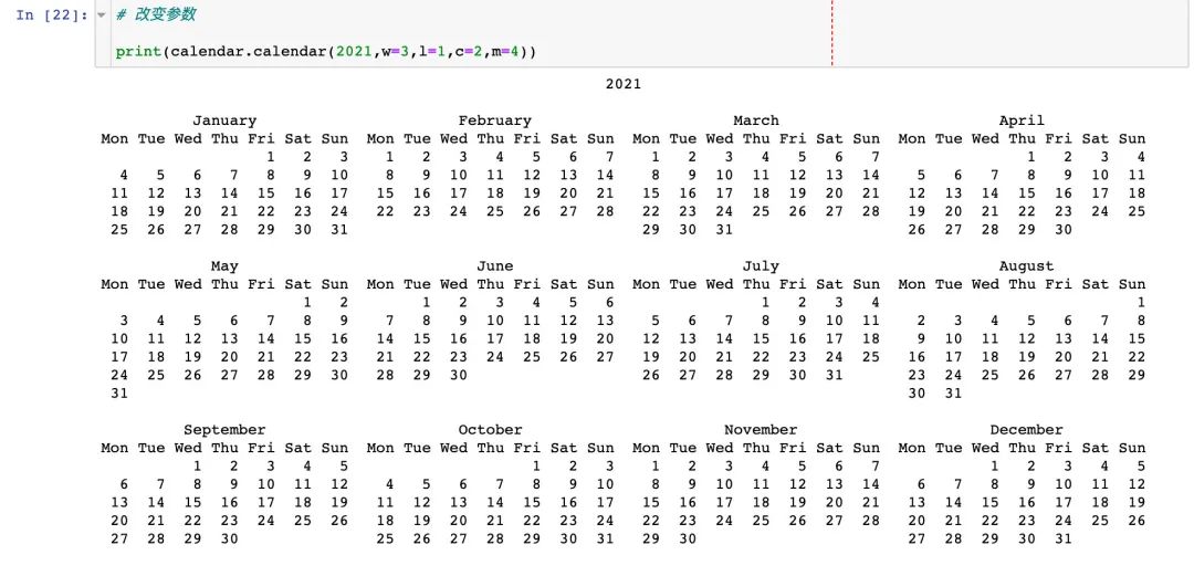 python編程開發(fā)時(shí)間序列calendar模塊示例詳解