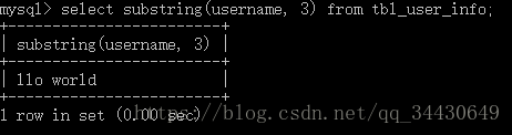 MySQL實現字符串截取的圖文教程