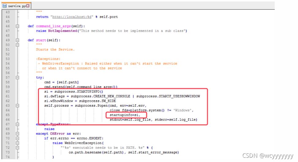 關(guān)于python selenium 運行時彈出窗口問題