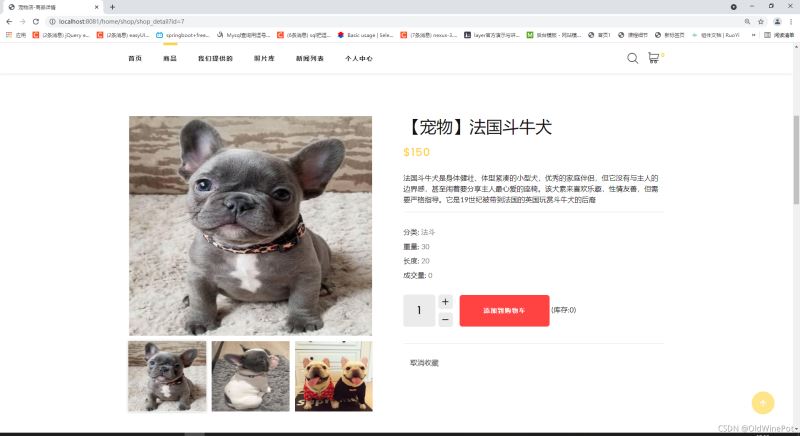 Java 實戰交易平臺項目之寵物在線商城系統