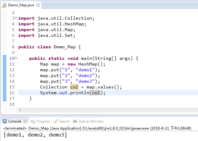 Java中Map集合的常用方法詳解