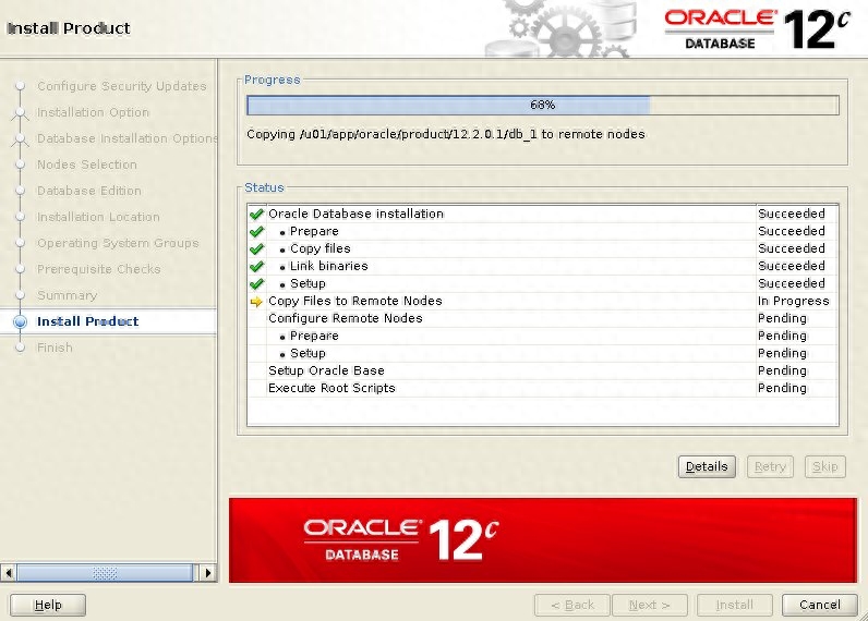 Oracle 12c Release 2 RAC 安裝 Oracle Linux 7