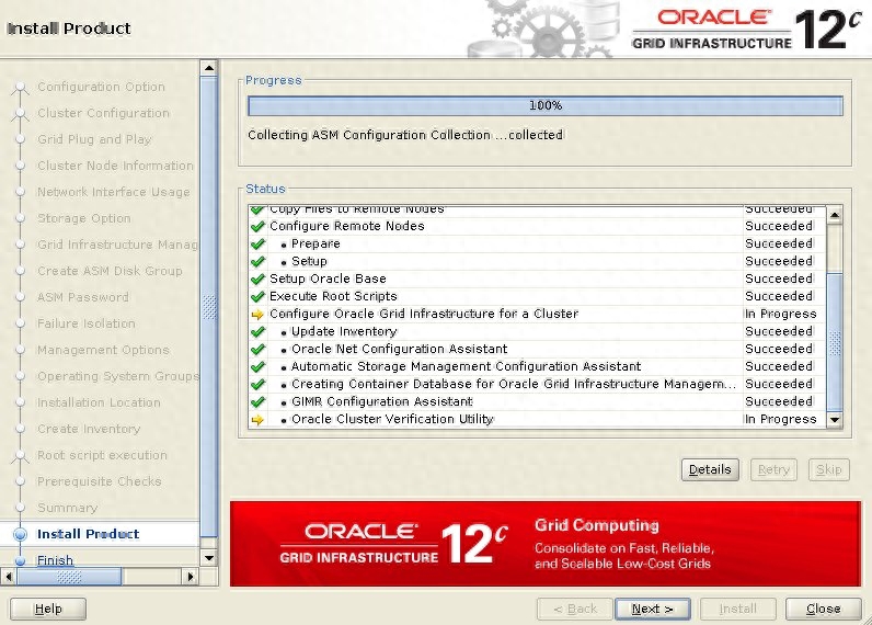 Oracle 12c Release 2 RAC 安裝 Oracle Linux 7